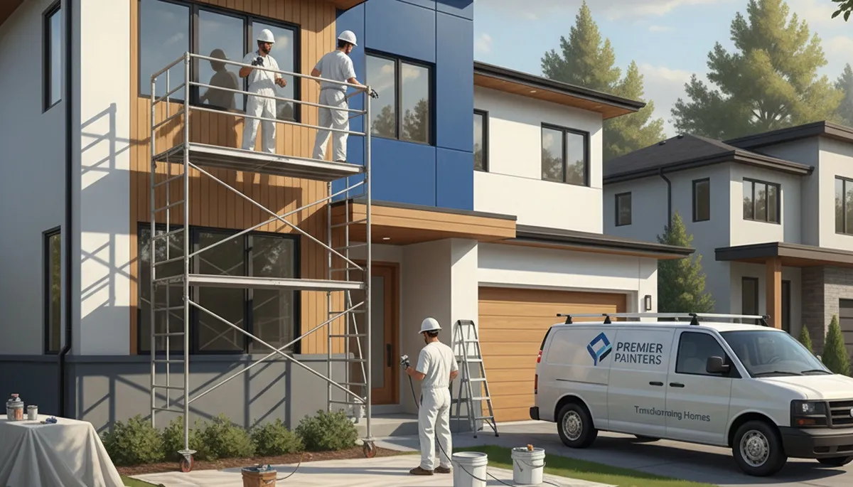 Tampa, FL house painter applying exterior paint for lasting protection against sun and humidity