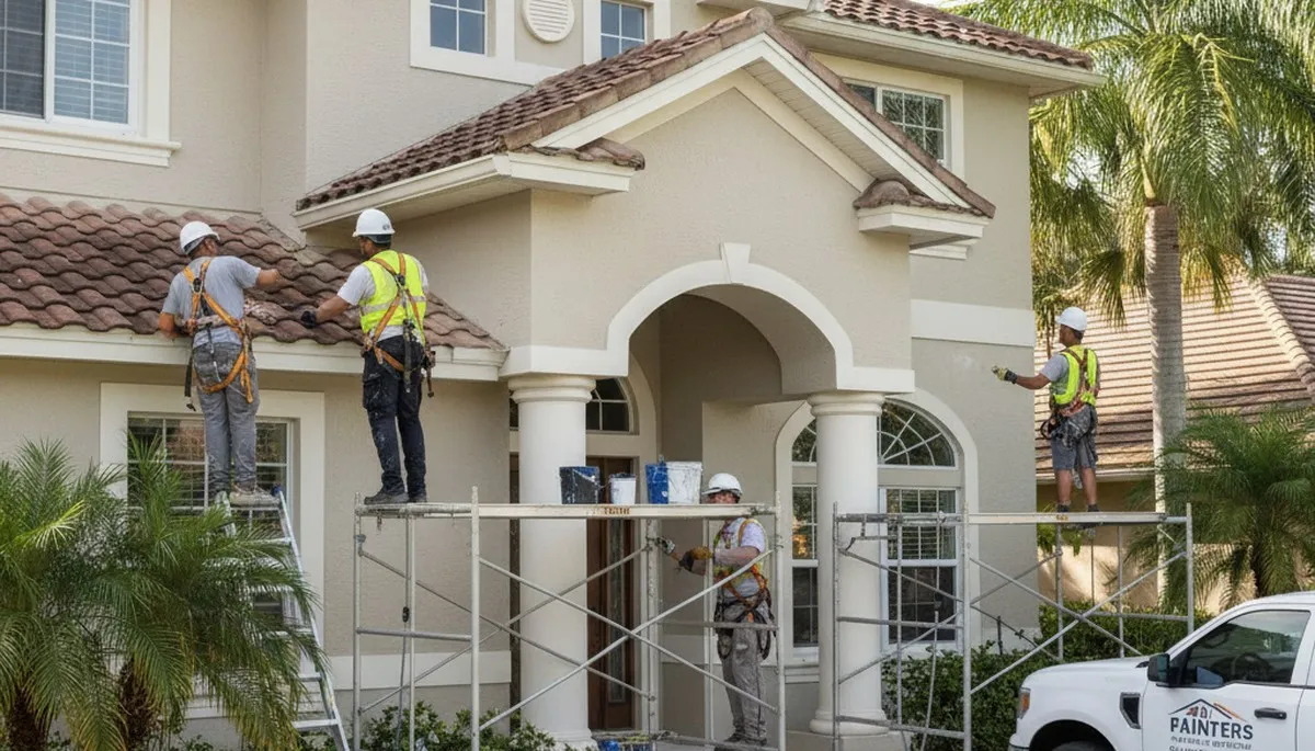 Professional Tampa FL house painters providing residential painting services